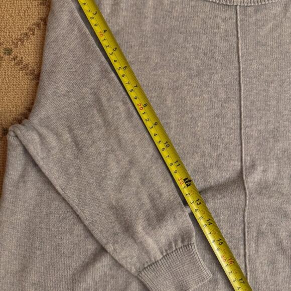 360 Sweater Gray crew neck with white star on back S - Picture 4 of 10
